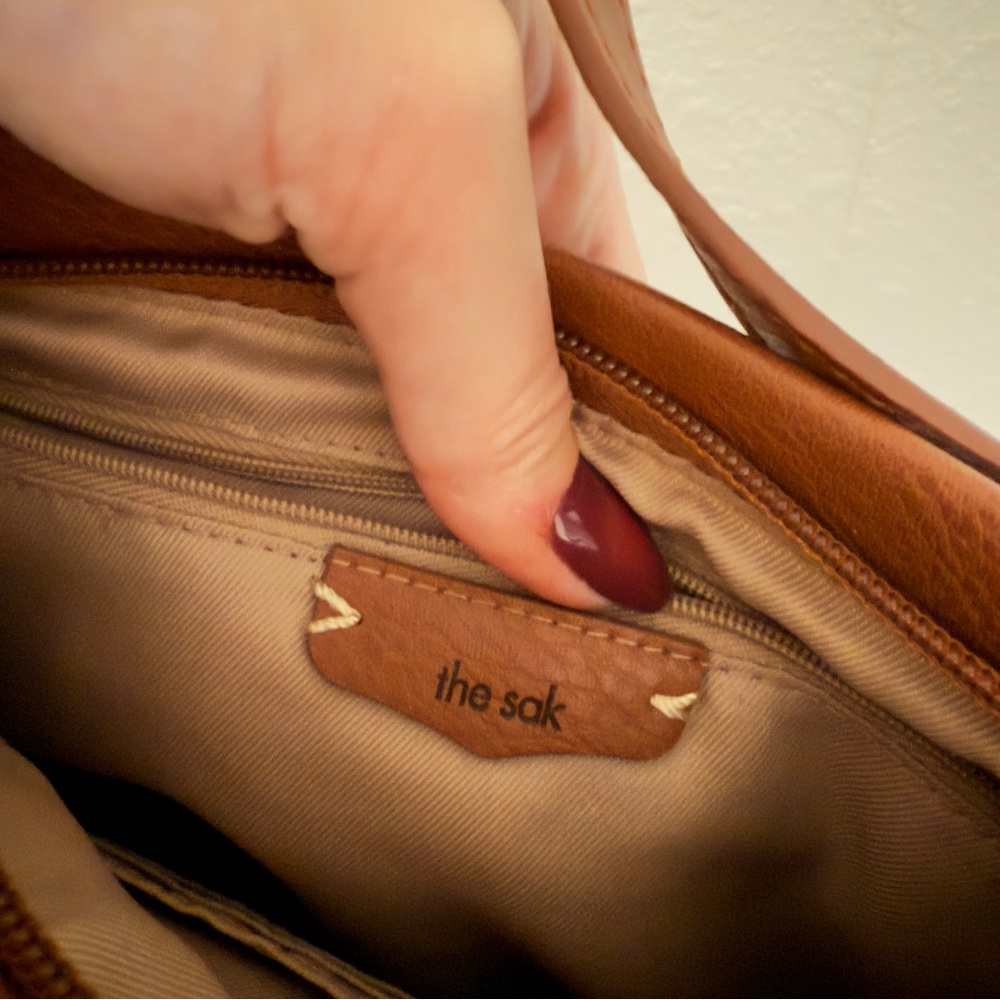 The Sak Tan Floral Embossed Crossbody Bag | Stylish & Functional - Picture 7 of 8